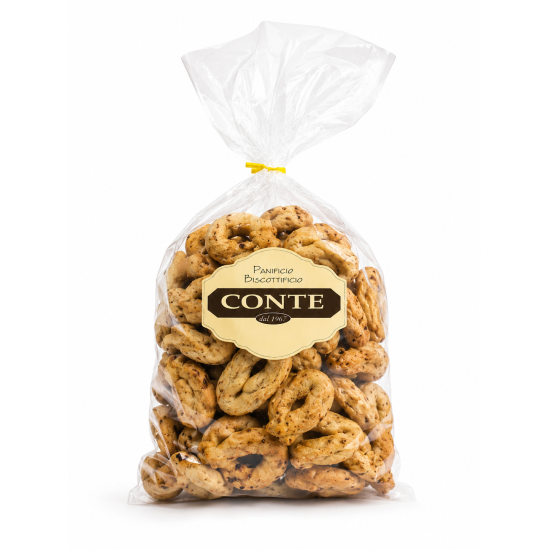 Taralli al Calzone Pugliesi Artigianali - Gusto Agrodolce con Cipolla e Uvetta