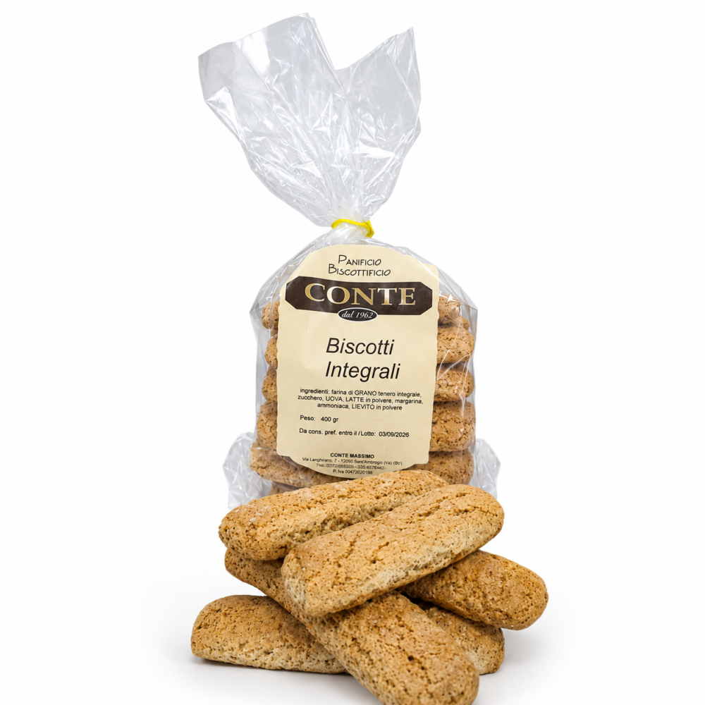 Biscotti Integrali Artigianali Salentini - Panificio Conte - 400g