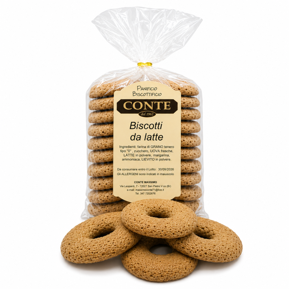 Biscotti da Latte Artigianali Conte